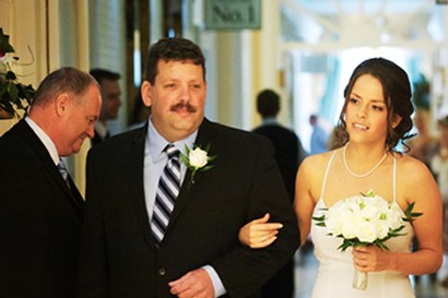 Bride and brides father