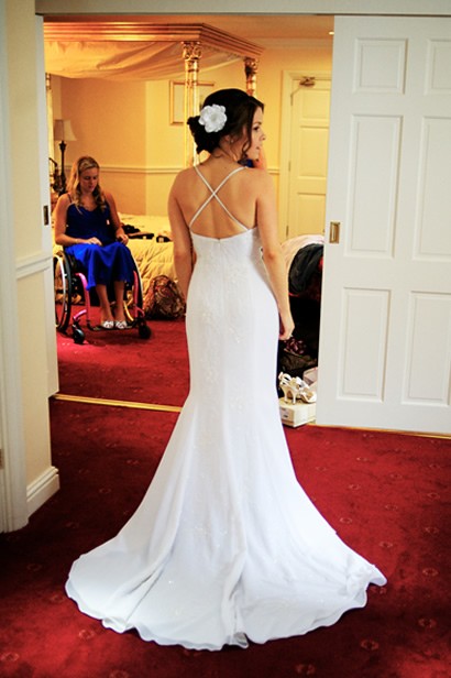 Amys wedding dress