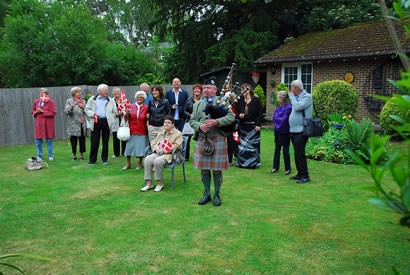 Piper performed in the morning