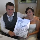 Caractacus, Wedding Caricaturist available to hire for weddings in Surrey