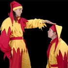 Jugglers In Jester Costume, Wedding Street Entertainer available to hire for weddings in Northumberland