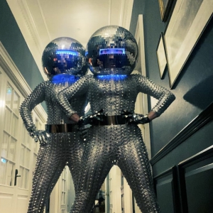 Disco ball on sale head costume