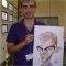 Click for a bigger image of Adam Crazy Caricatures
