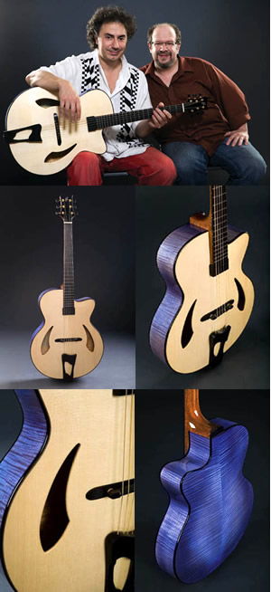 Pierre Bensusan Altiplanos signature arch-top guitar by Michael Greenfield