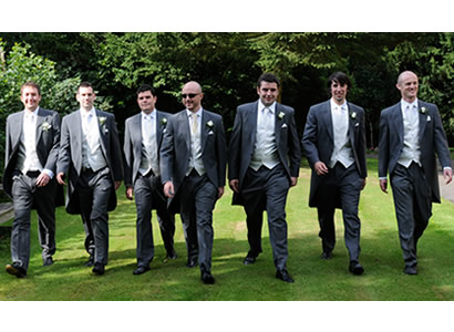 Groom and groomsmen