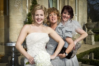 Bride mother of bride bridesmaid