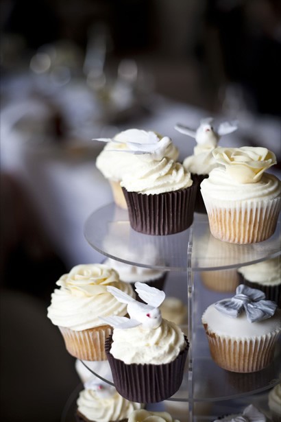 Tower of cupcakes