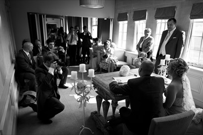 Signing the register