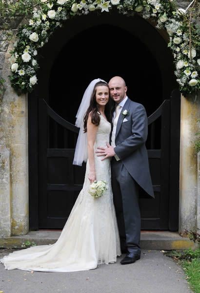 Bride and Groom doorway