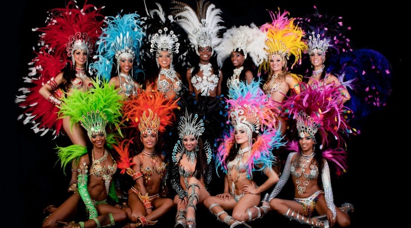 Brazzilian Carnival dancers for Summer Garden Party's