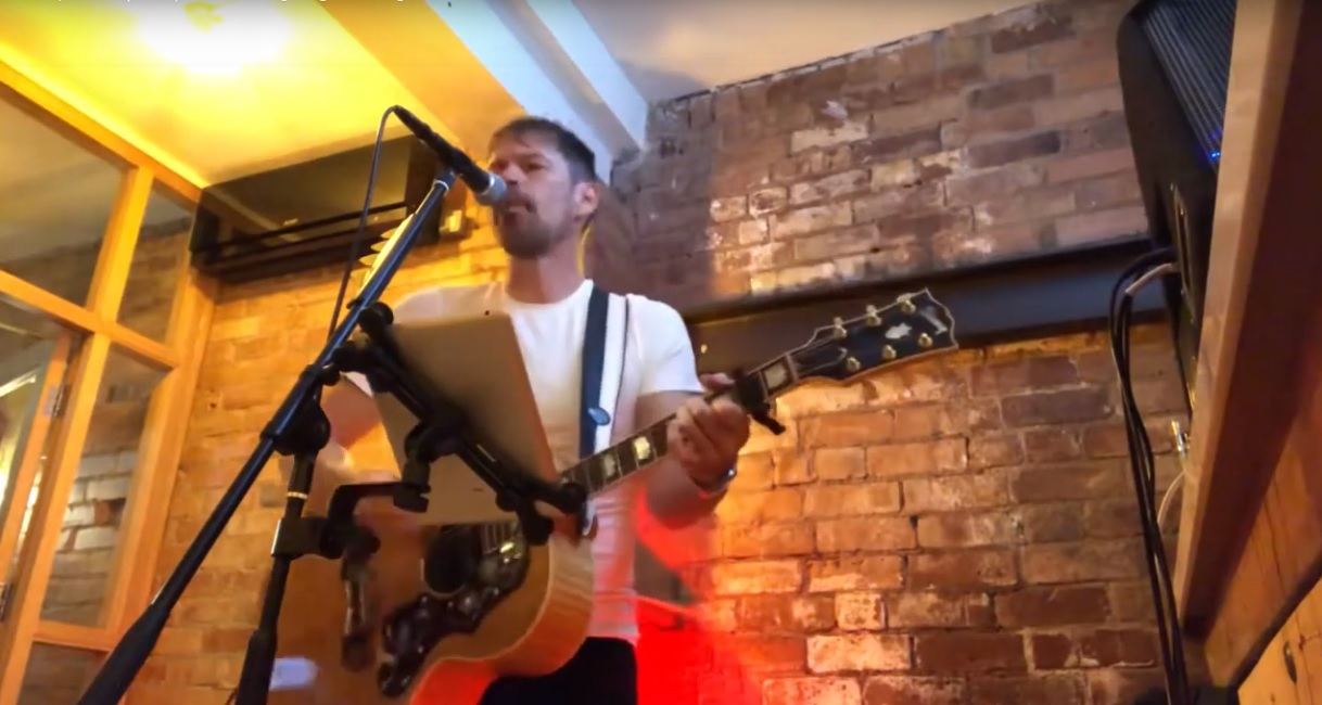 Mark Stevens video live band 