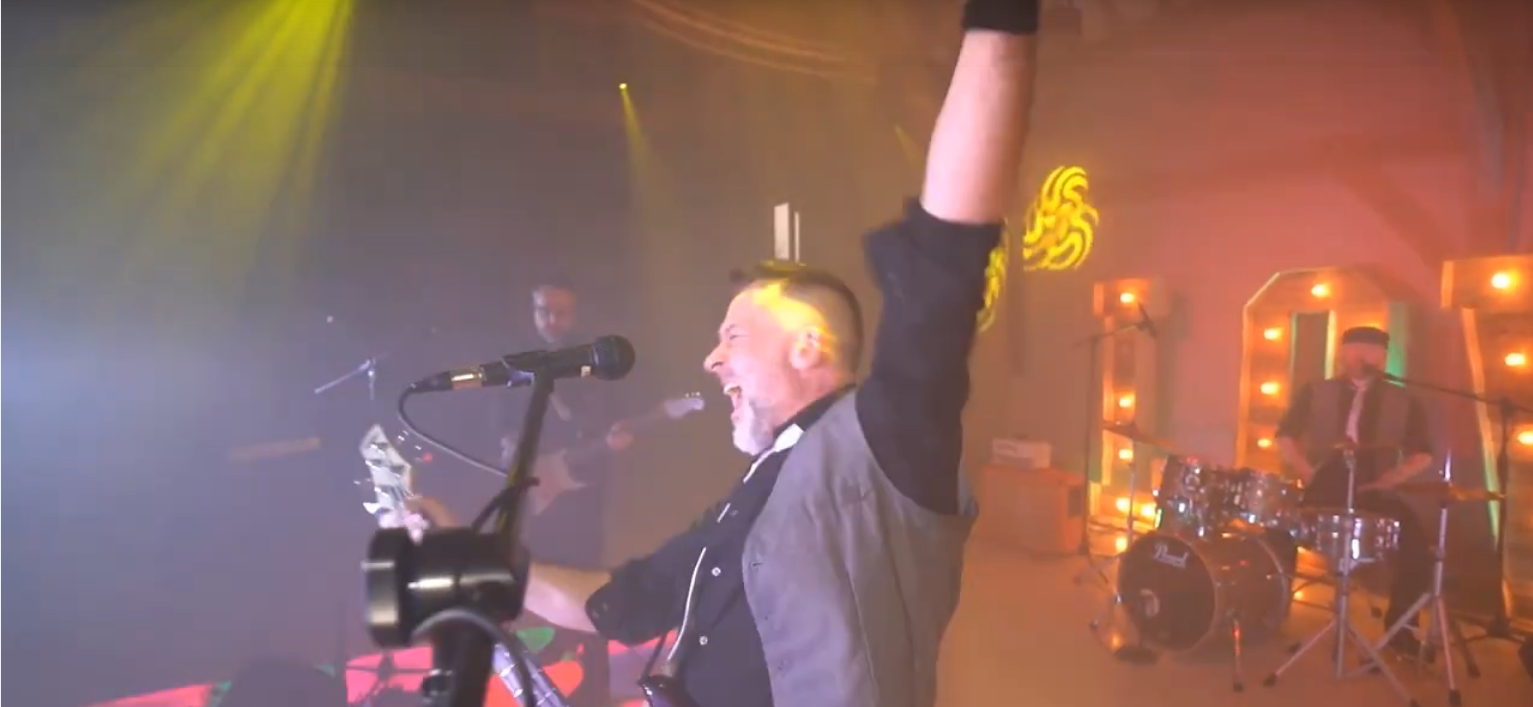 Out Of Control video live band 