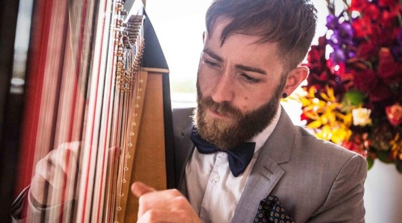 OL Harp civil wedding ceremony musician Harpist civil wedding ceremony musician