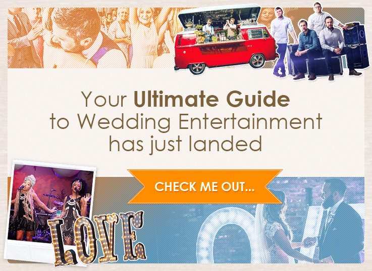 Your ultimate guide to wedding entertainment has just landed... Check it out...