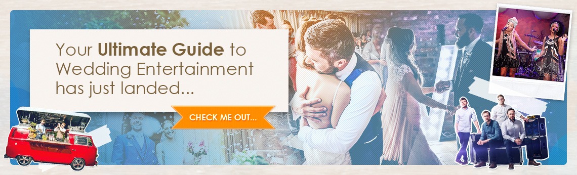 Your ultimate guide to wedding entertainment has just landed... Check it out...